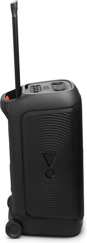 JBL Partybox Stage 320 - Draadloze Bluetooth Party Speaker - Op Wielen - Uitschuifbare Hangreep - LED verlichting - 18 uur - Spatwaterdicht - Zwart