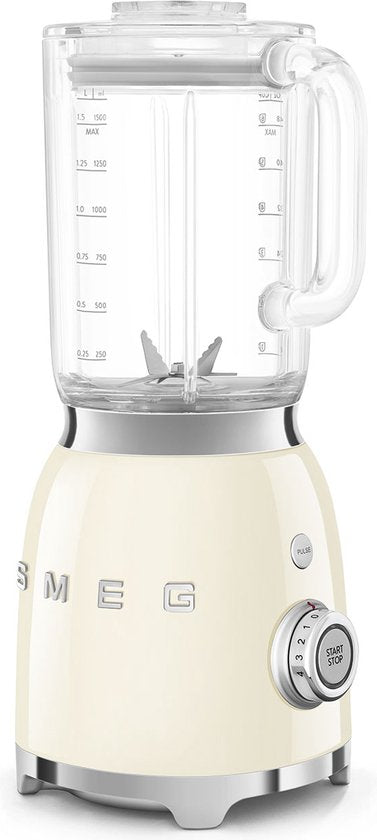 SMEG BLF03CREU - Blender - Crème - 800W - 1,5L - Jaren '50 Stijl