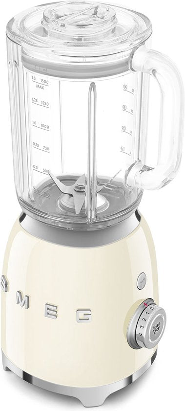 SMEG BLF03CREU - Blender - Crème - 800W - 1,5L - Jaren '50 Stijl