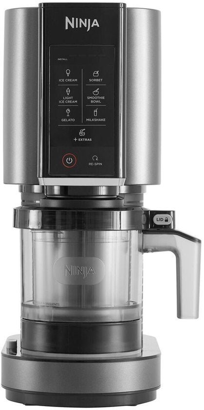 Ninja Creami - 7-in-1 IJsmachine - Ice Cream Maker voor Roomijs, Milkshake, Smoothie Bowl en meer - Foodi - NC302EU