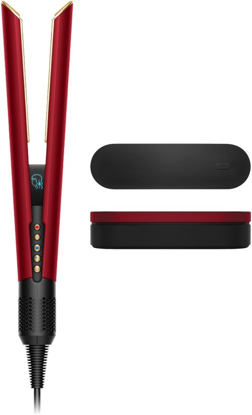 Dyson Airstrait wet-to-dry - Stijltang - Red Velvet/Goud