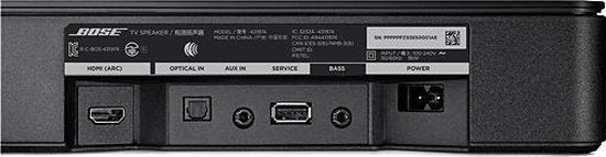 Bose TV Speaker - Soundbar - Zwart