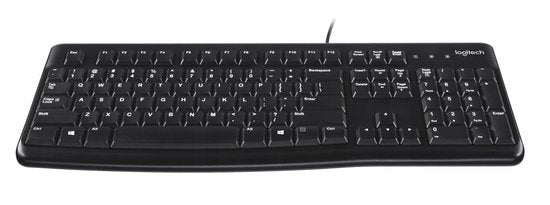 Logitech K120 - Bedraad Toetsenbord - QWERTY - ISO - Zwart