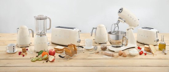 SMEG KLF03CREU - Waterkoker - Crème - 1,7L