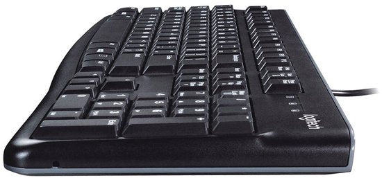 Logitech K120 - Bedraad Toetsenbord - QWERTY - ISO - Zwart