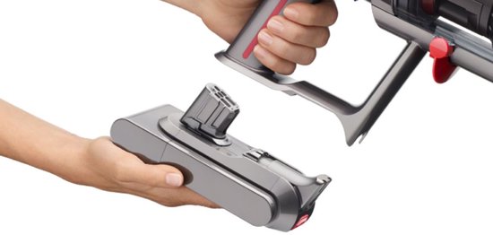 Dyson V12s Detect Slim Submarine - Steelstofzuiger met dweilfunctie - Nikkel/Geel - 140 Air Watts - HEPA-filtratie