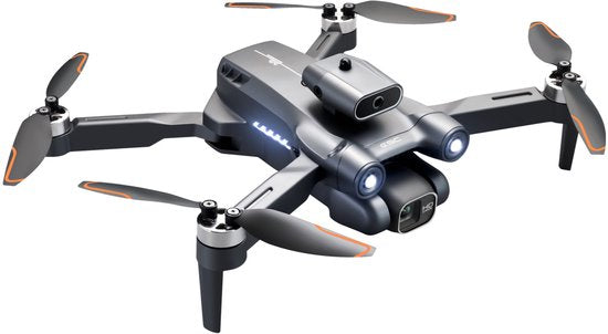 SefSay Ultra Max Drone - Drone met dubbele ESC HD camera - Obstakel Ontwijking - Borstelloze motoren - 3 batterijen en een opbergtas - Geschikt voor kinderen en volwassenen