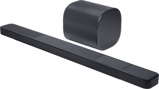 JBL Bar 1300MK2 - 11.1.4 Dolby Atmos Soundbar - 2470W Home Cinema Systeem - Nieuwe 1200W Draadloze Subwoofer - DTS:X - Afneembare Surround Speakers - HDMI eARC - WiFi & AirPlay - Zwart