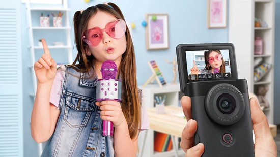 Canon PowerShot V10 - Vlogging set - 4K - kantelbaar touchscreen