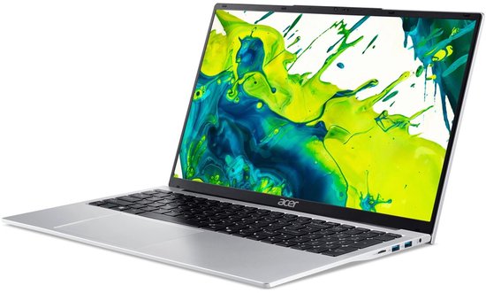 Aspire AL17-31P-C7EA - Laptop - 17 inch - N150 - 8GB - 128GB SSD - Zilver - incl 1 jaar Microsoft 365 Personal