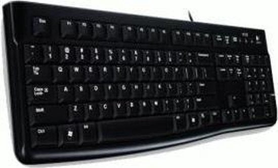 Logitech K120 - Bedraad Toetsenbord - QWERTY - ISO - Zwart