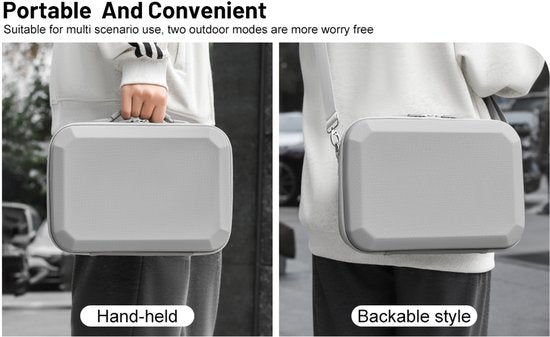 Kraftverdia Tas voor DJI Neo 2 Case, draagtas voor DJI Neo 2 Fly More Combo accessoires, compacte reistas voor RC-N3 Controlle/Neo2 accukoffer, voor drone bescherming/opslag