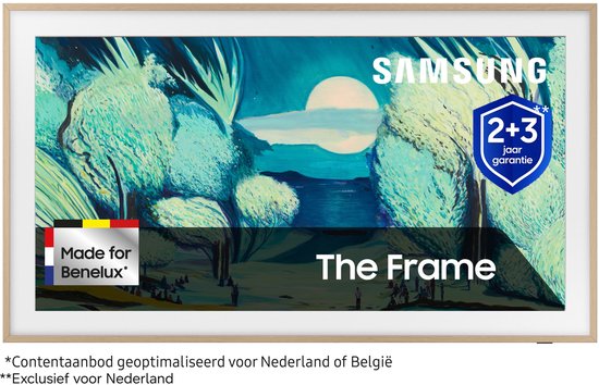 Samsung The Frame QE55LS03F - 55 inch - 4K QLED - 2025 + 3 jaar extra garantie - Smart TV