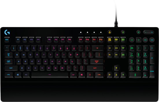 Logitech G213 Prodigy - Gaming Toetsenbord - US Qwerty (ISO) - Zwart