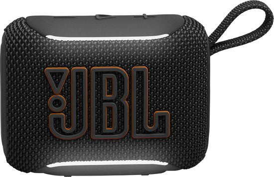 JBL Go 5 - Draadloze Bluetooth Mini Speaker – Voor Onderweg en Thuis – Sfeerverlichting - Draadloos Muziek Box – Boxje - 10 uur - IP68 - Waterdicht - Zwart