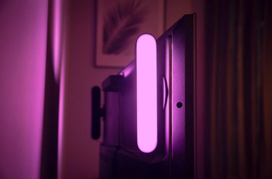 Lichtendirect - Smart Light Bar – RGB LED -Tafellamp- sfeerlamp – 2 stuks - TV verlichting – App & afstandsbediening – USB- Bureaulamp