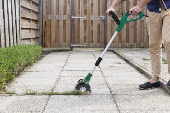 Wolfgang Elektrische Onkruidborstel - Verstelbare Onkruidverwijderaar - Voegenborstel met Steel - Voegenreiniger voor Tuin - Onkruidbestrijding - 400 W