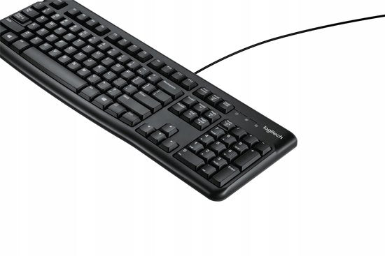 Logitech K120 - Bedraad Toetsenbord - QWERTY - ISO - Zwart