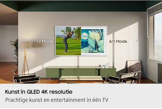 Samsung The Frame QE55LS03F - 55 inch - 4K QLED - 2025 + 3 jaar extra garantie - Smart TV