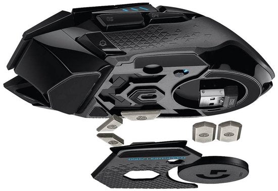 Logitech G502 HERO - Bedrade Gaming Muis - 25.600 DPI - Rechtshandig - Zwart