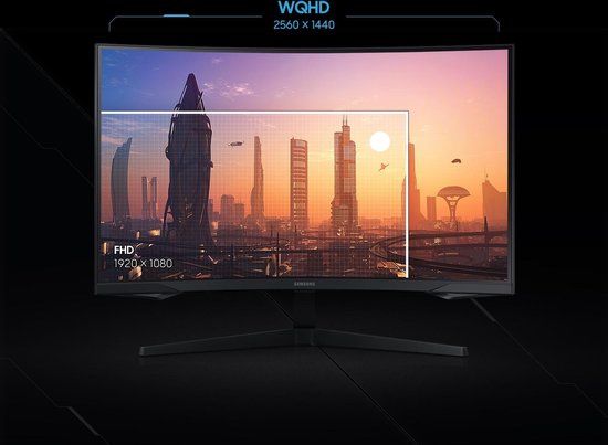 Samsung Odyssey G5 LC34G55TWWPXEN - QHD Ultrawide Curved Gaming Monitor - 165Hz - 34 Inch