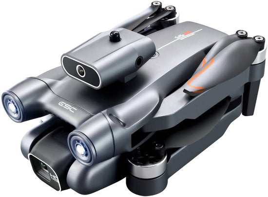 SefSay Ultra Max Drone - Drone met dubbele ESC HD camera - Obstakel Ontwijking - Borstelloze motoren - 3 batterijen en een opbergtas - Geschikt voor kinderen en volwassenen