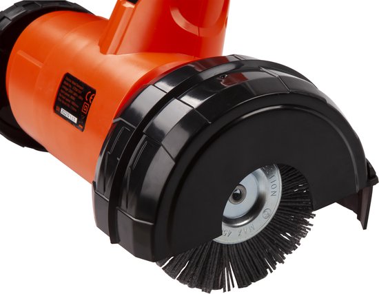 Kibani elektrische onkruidborstel 400W - Inclusief 6 borstels - 11cm diameter - Voegenreiniger - Stalen en Nylon borstel - Voegenborstel - Onkruidverwijderaar - Onkruidverdelger - Voegborstel