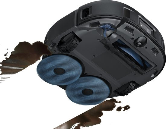 eufy X10 Pro Omni Robot Stofzuiger en Mop - 8.000 Pa zuigkracht - Dubbele dweilpads met 12 mm auto-lift en tapijtdetectie - Herkent 100+ objecten voor obstakelvermijding - Alles-in-één station voor dagelijks onderhoud