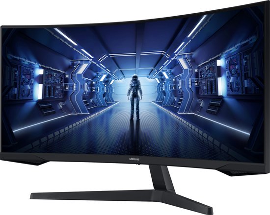Samsung Odyssey G5 LC34G55TWWPXEN - QHD Ultrawide Curved Gaming Monitor - 165Hz - 34 Inch