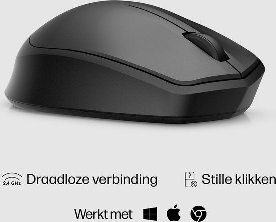 HP 280M - Draadloze Muis - Extra stil - Ergonomisch - Zwart