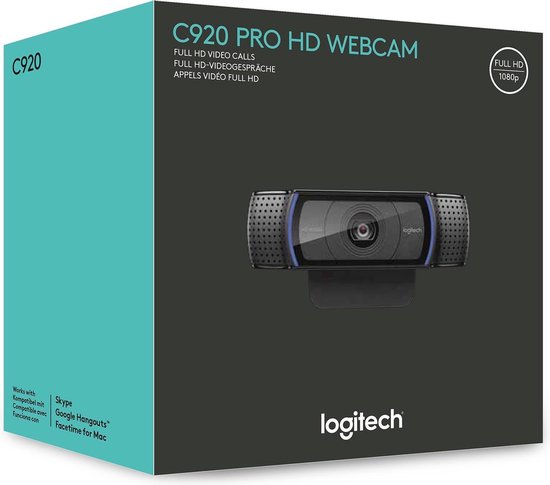 Logitech C920 - HD Pro Webcam - Full HD 1080p - Bedraad - Twee microfoons