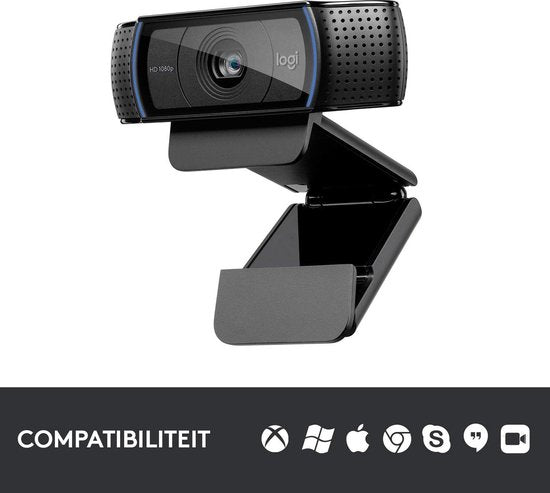 Logitech C920 - HD Pro Webcam - Full HD 1080p - Bedraad - Twee microfoons