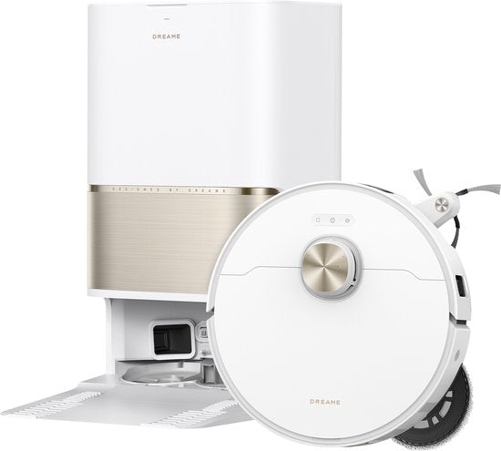 Dreame Robotstofzuiger L50s Pro Ultra - Robotstofzuiger met dweilfunctie - Automatisch Leegstation - 30.000 Pa zuigkracht - Geschikt voor huisdierharen - DryBoard - Wit