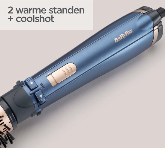 BaByliss Style Pro 1000 AS965E Föhnborstel - Multistyler met 4 opzetstukken - Roterende 50mm opzetborstel - Coolshot - 1000W [Airstyler] - Krulborstel
