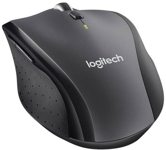 Logitech M705 - Draadloze Marathon Muis - USB - Rechtshandig - Grijs