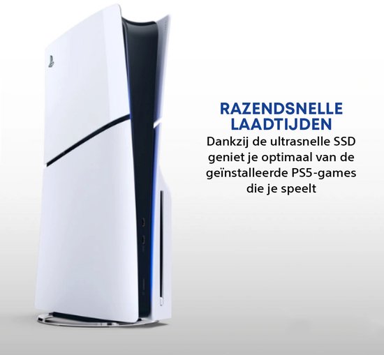 PlayStation 5 Disc Edition - Slim - Bundel met 2 Dualsense Draadloze Controllers