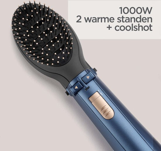 BaByliss Style Pro 1000 AS965E Föhnborstel - Multistyler met 4 opzetstukken - Roterende 50mm opzetborstel - Coolshot - 1000W [Airstyler] - Krulborstel