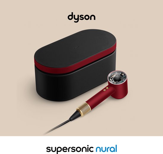 Dyson Supersonic Nural Straight+Wavy - Föhn - Red Velvet/Goud