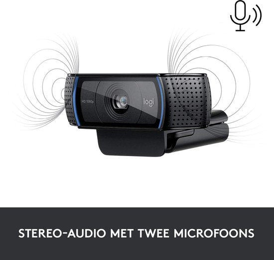 Logitech C920 - HD Pro Webcam - Full HD 1080p - Bedraad - Twee microfoons