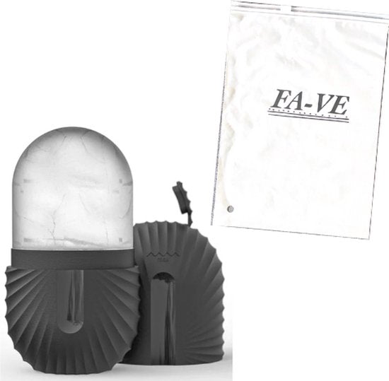 FA-VE Gezicht ijs roller – Gezicht Ijsroller - Ijs contouren – face icing – face ice contouring – ice skin care – Zwart