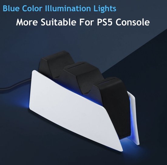 Oplaadstation geschikt voor Playstation 5 | Geschikt voor Sony PS5 | Dual charge | LED Indicatie | Charging station