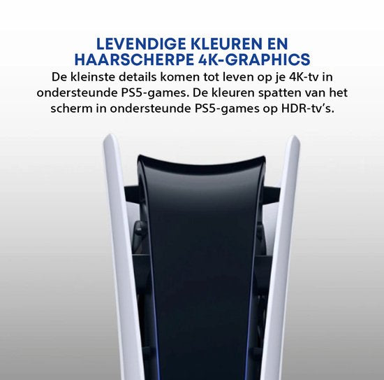 PlayStation 5 Disc Edition - Slim - Bundel met 2 Dualsense Draadloze Controllers