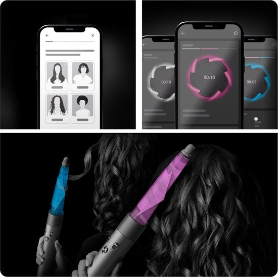 Dyson Airwrap i.d. Straight+Wavy - Multistyler - Föhnborstel - Krulborstel - Vinca Blue/Topaz