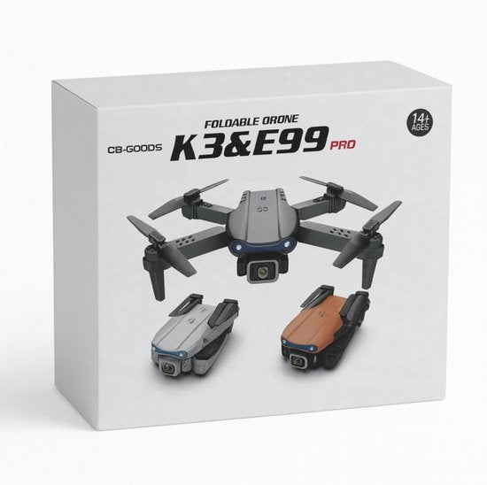 CB-Goods Drone met 4K Camera – Mini Drone voor Binnen & Buiten – Live View – Opvouwbaar – Return to Home – Obstakelontwijking – Inclusief Opbergtas – Voor Beginners & Gevorderden