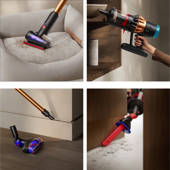 Dyson V16 Piston Animal - Steelstofzuiger - Zwart/Koper - 315 Air Watts - HEPA-filtratie