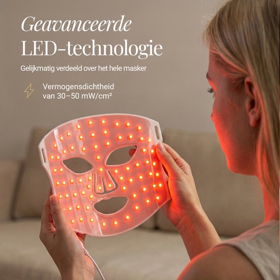 Frasco Glow Pro® LED Masker - Red Light Therapy - Collageen Masker - Huidverjongingsapparaat - 8 Standen