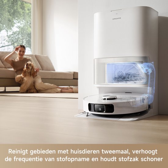 Dreame L10s Ultra Gen 2 - Robotstofzuiger met Dweilfunctie - Groter bereik - Krachtige Tapijtreiniging - Geschikt voor huisdierharen
