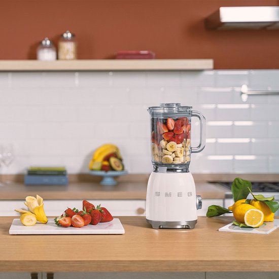 SMEG BLF03WHEU - Blender - Wit - 800W - 1,5L - Jaren '50 Stijl