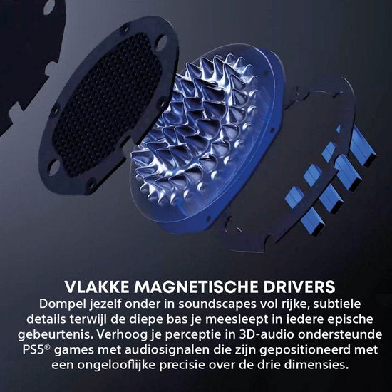 Sony PlayStation Pulse Elite - Draadloze Gaming Headset - PlayStation, Windows, Mobile - Wit