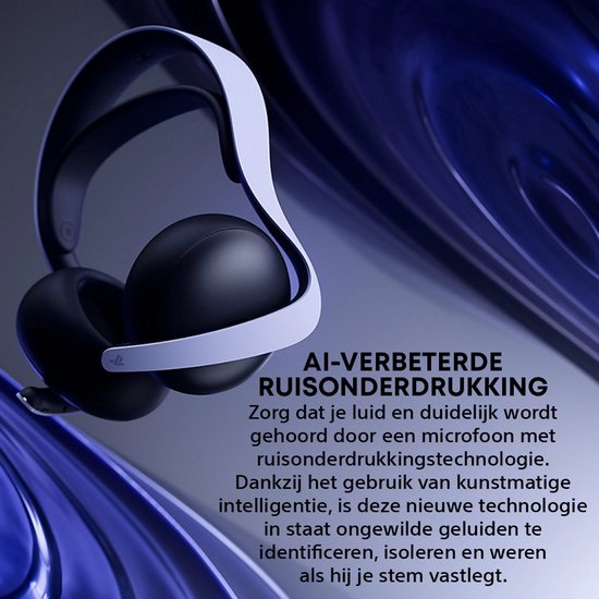 Sony PlayStation Pulse Elite - Draadloze Gaming Headset - PlayStation, Windows, Mobile - Wit